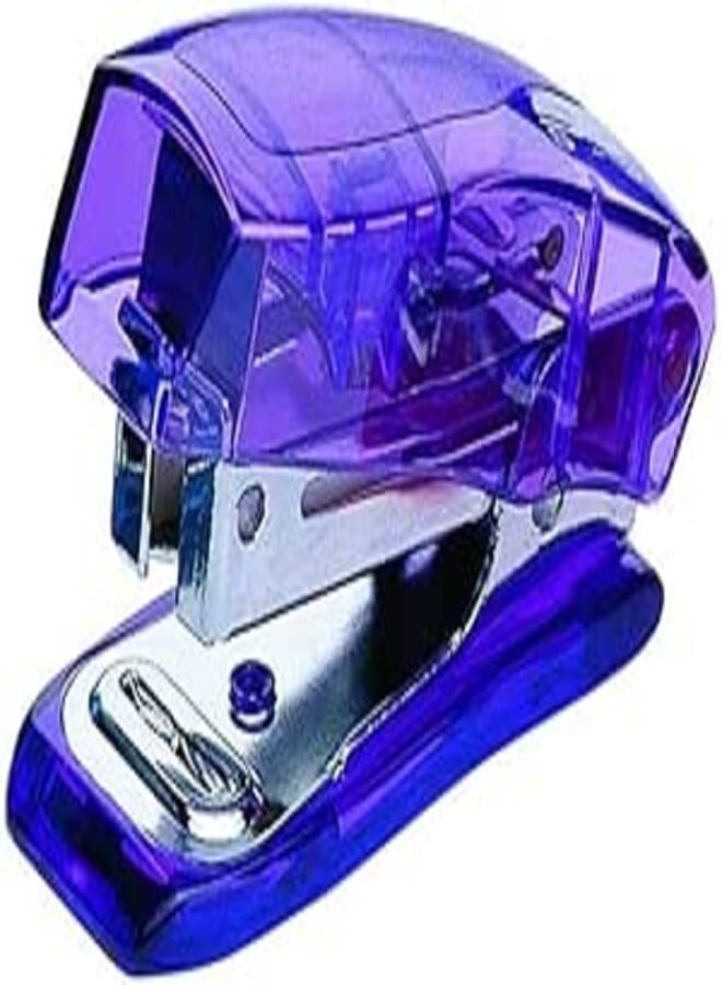 STD CS-3t Front Loading Mini Metal Stapler with 20 Sheets and Stapler Box (24/6-26/6) - Purple